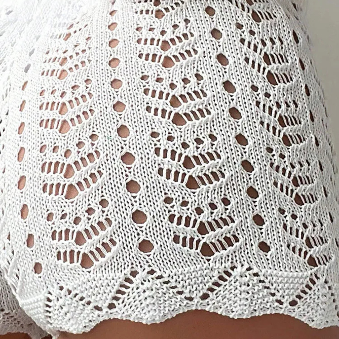 Maris Drawstring Knit Bikini Shorts